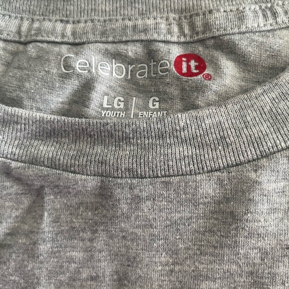 Celebrate It Gray 'Good Luck Charm' Kids Tee NWT - Picture 5 of 8